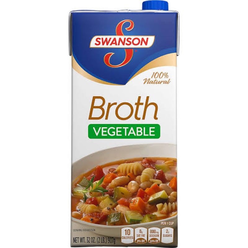 

SWANSON VEGETABLE BROTH 907GR