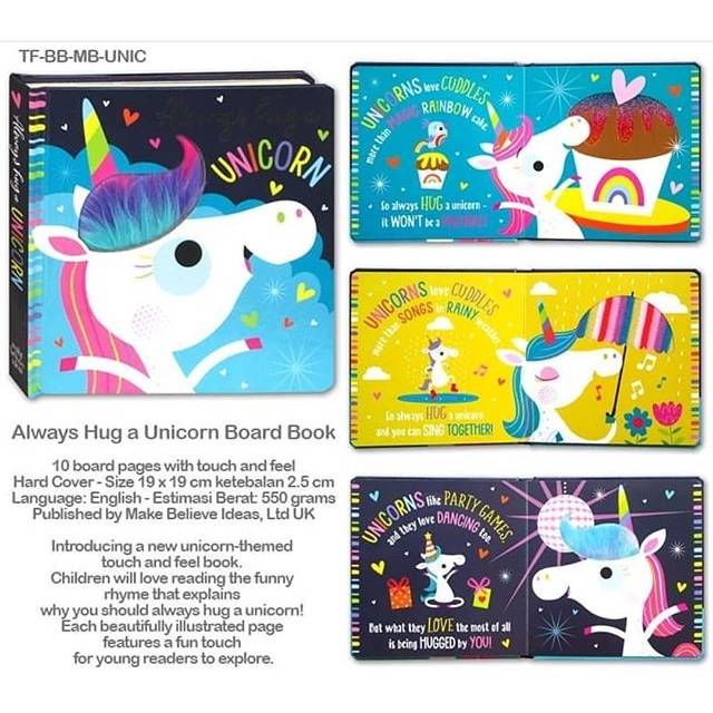 

Always hug a unicorn board book
