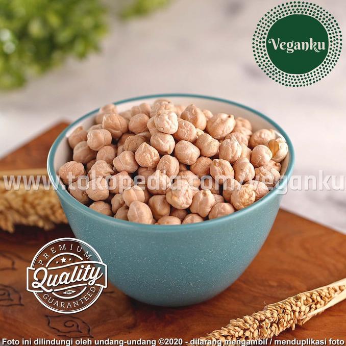 

Veganku - CHICKPEAS 1kg Premium Kacang Arab Organik Garbanzo Mentah