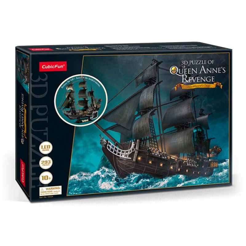 Cubicfun 3D Puzzle LED Queen Anne's Revenge
