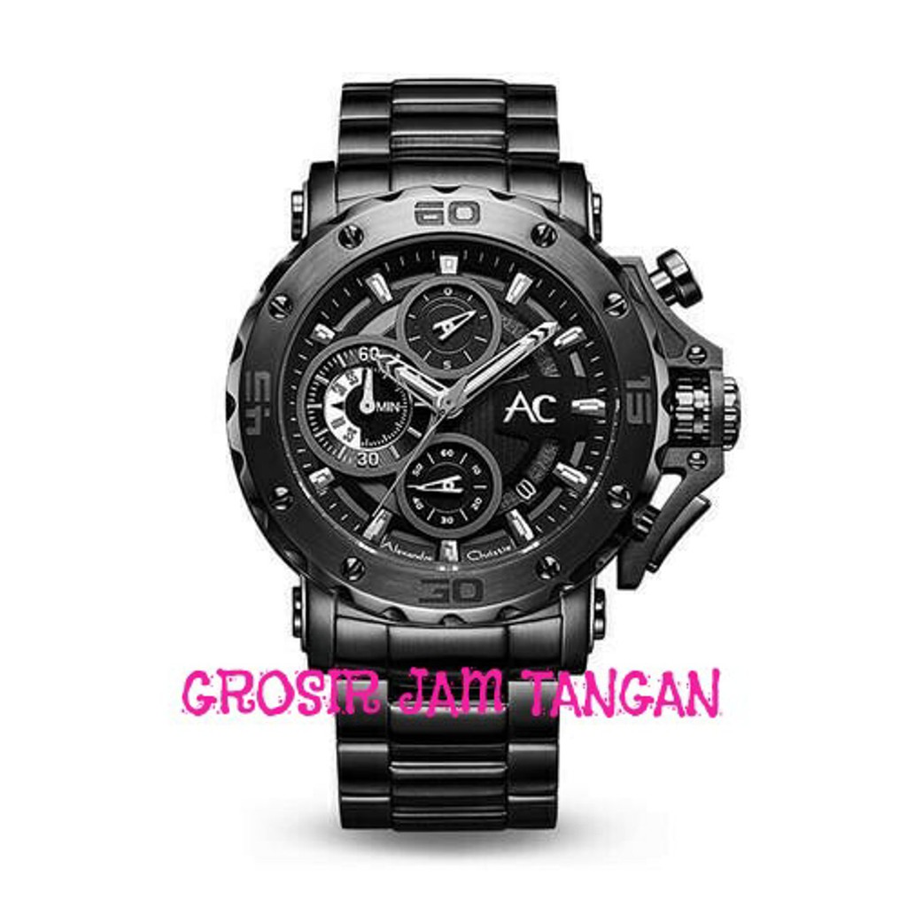 AC COLLECTION 9205 JAM TANGAN PRIA ALEXANDRE CHRISTIE ORIGINAL