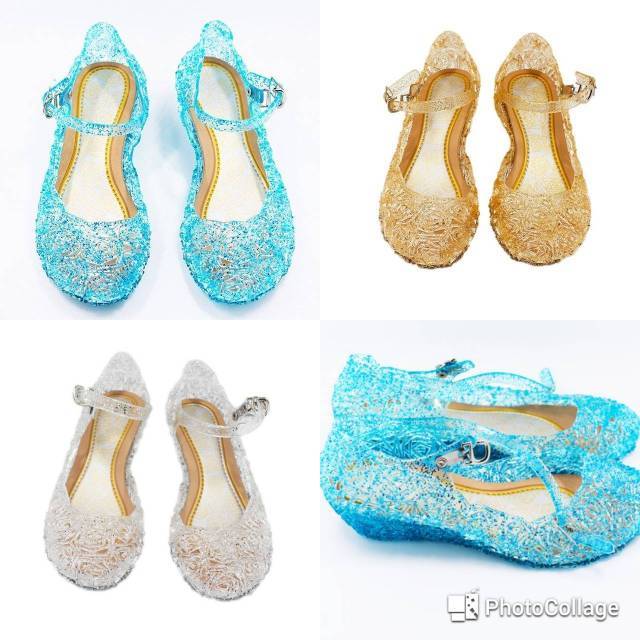 PRINCESS BLUE SHOES SEPATU PESTA ANAK