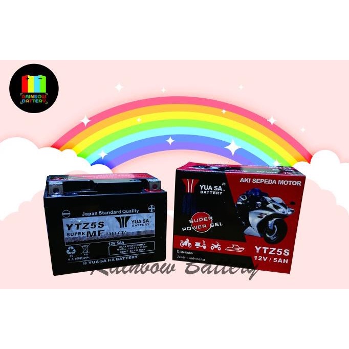 Aki Motor Murah YUASA HA GTZ5S Honda Beat/Vario110/Vixion/X Ride/ Xeon