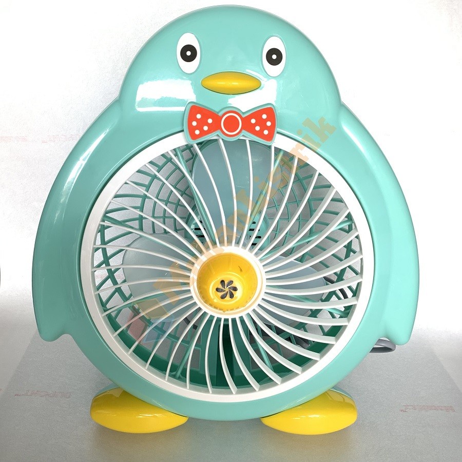 KIPAS ANGIN KARAKTER 10IN 10INCH BOX FAN KIPAS MEJA HELLO KITTY DORAEMON SPIDERMAN IRONMAN PENGUIN DONALD