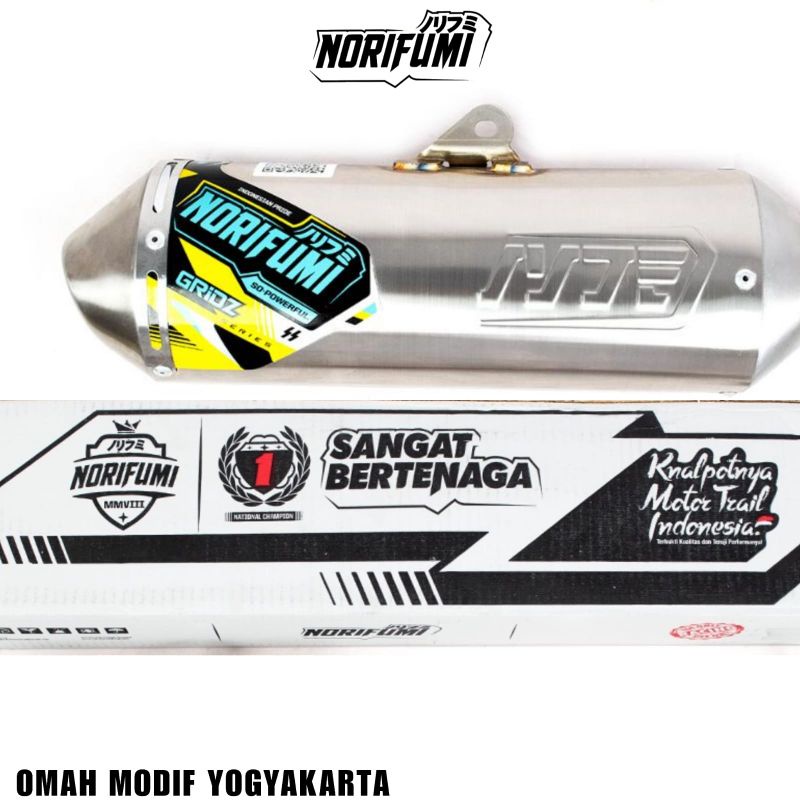 Knalpot Norifumi GRIDZ CRF 150 L KLX 150 BF DTracker WR 155 R Original Grid Z Bigfoot DT CRF 150L WR-3