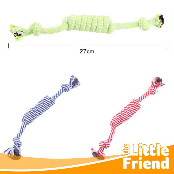 Mainan Gigitan Anjing TALI TAMBANG LILIT PANJANG Cotton Rope Dog Toy