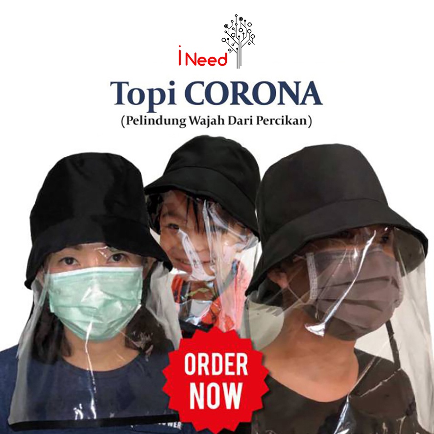 (INEED) TOPI ANTI VIRUS - PENUTUP / PELINDUNG WAJAH DARI VIRUS - ANTI CORONA / COVID19 - TOPI DEWASA / ANAK