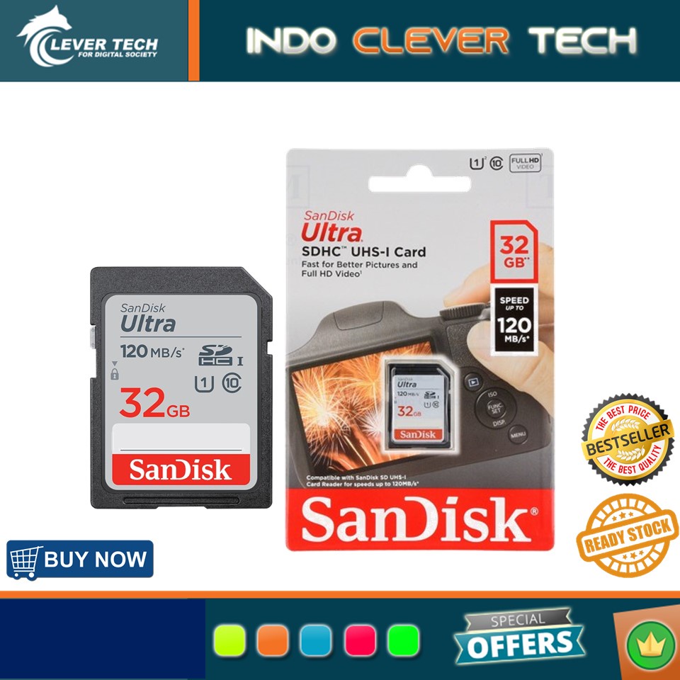 Sandisk SDHC Ultra 32GB/120MB