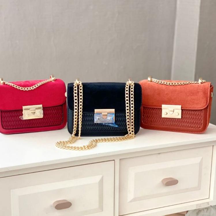 Serbuuuu.. CK WOVEN CHAIN TIKAR KNITE BAG||TAS WANITA CHARLES&KEITH||TAS CANTIK||TAS CNK MURAH||TAS 