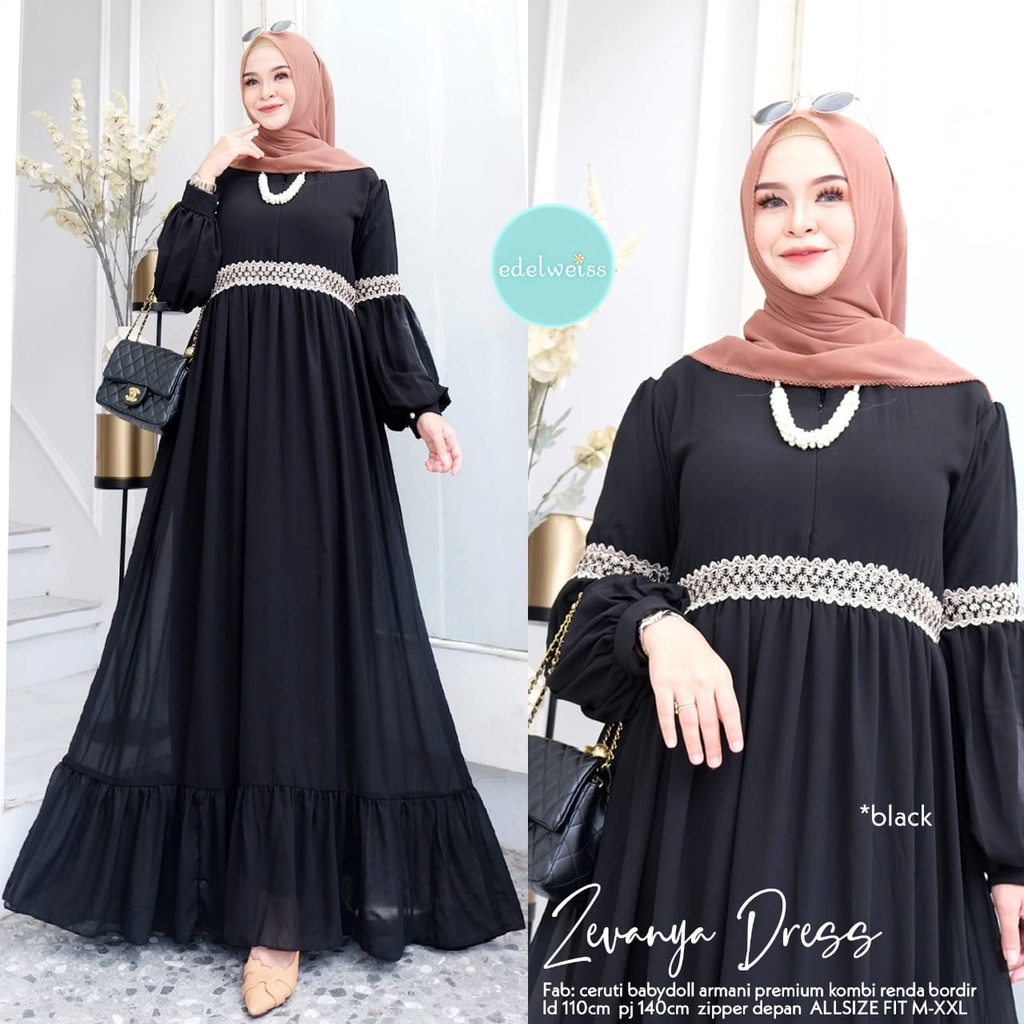 ZEVANYA DRESS EDELWEISS
