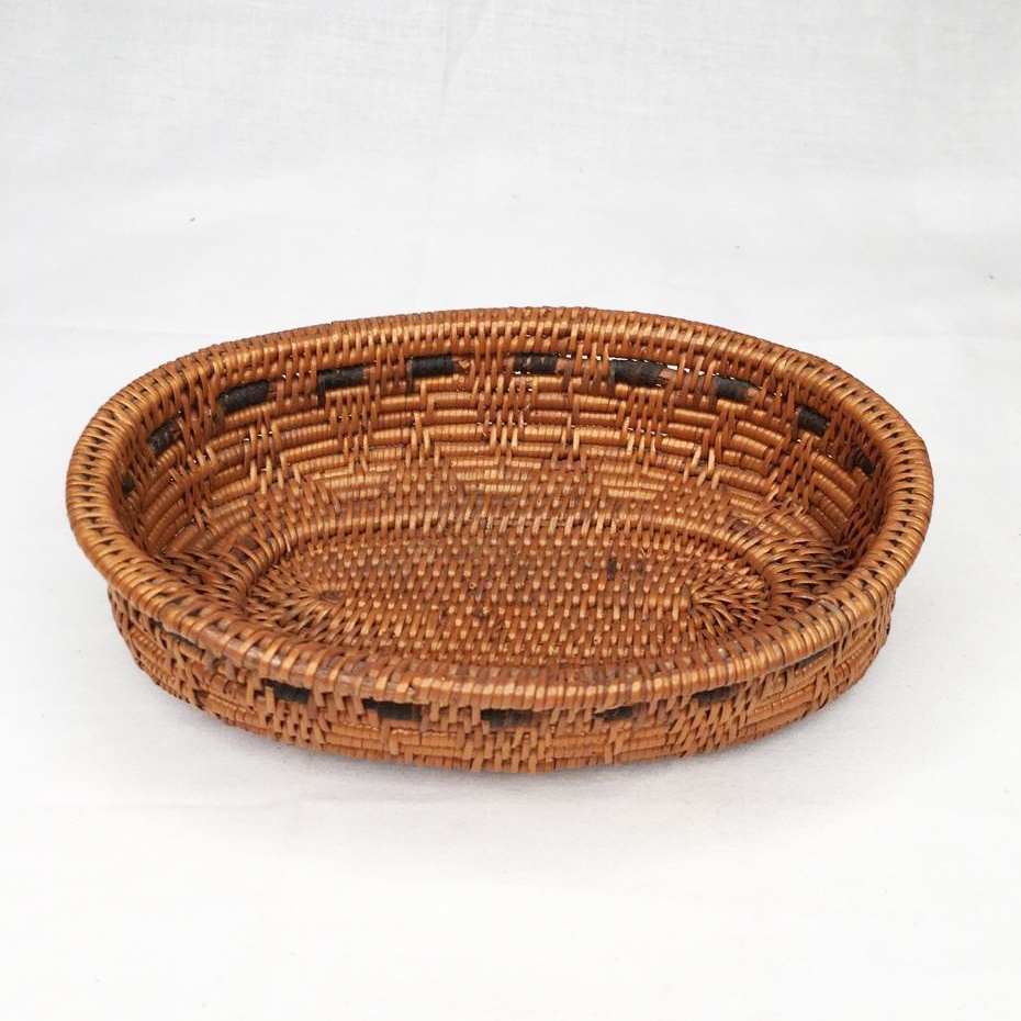 Mangkuk Anyaman Bambu Ukuran Mini/ Wadah dari Kerajinan Tangan/ Keranjang Bambu