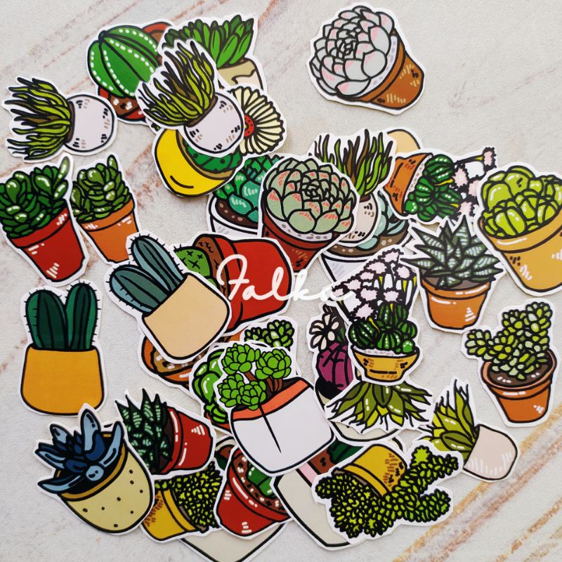 

STIKER MINI LUCU AESTHETIC KAKTUS COCOK UNTUK OLSHOP