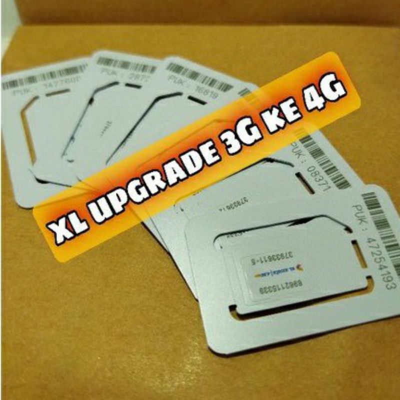 Kartu Upgrade XL 4G