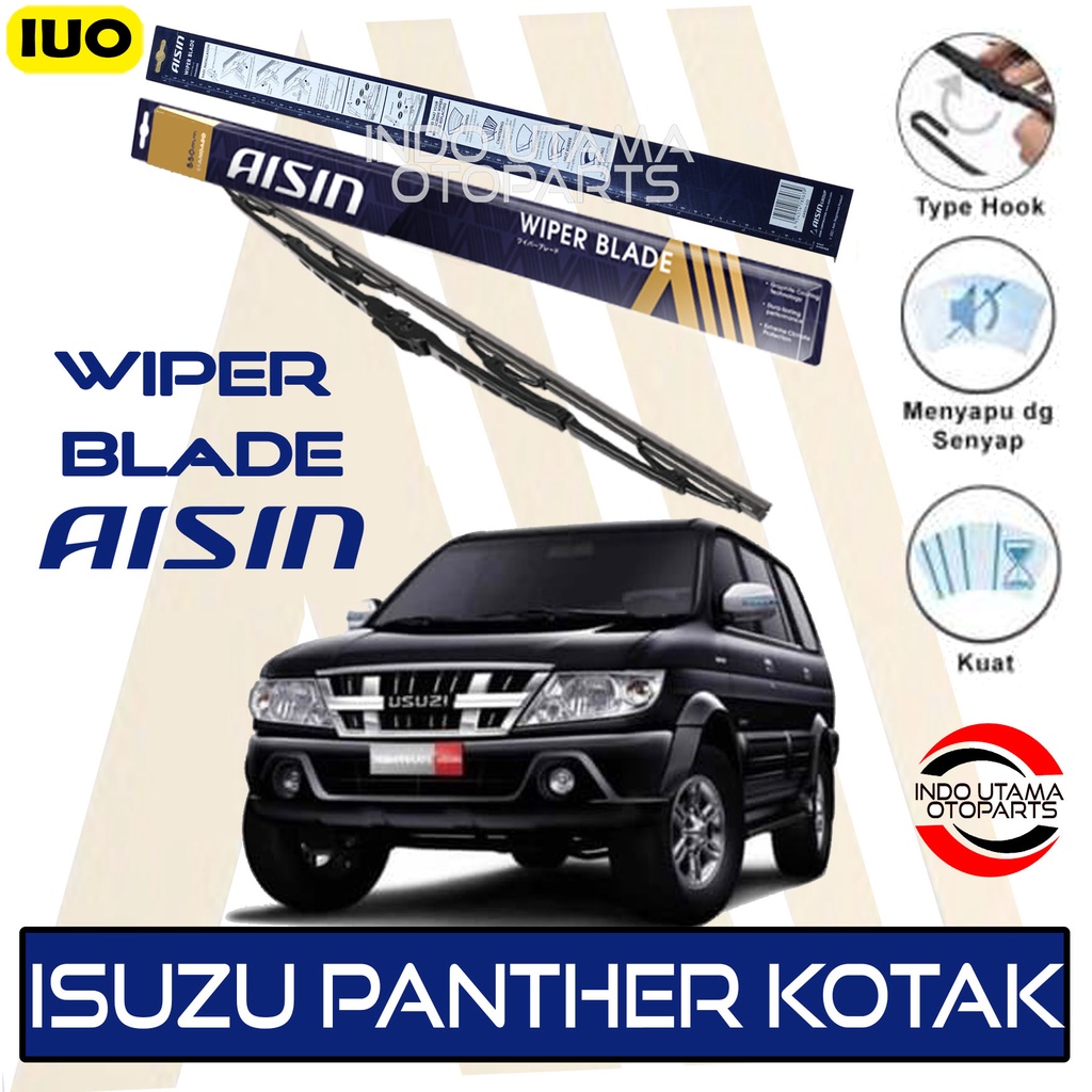 Wiper Mobil Isuzu Panther Kotak AISIN Sepasang 18-18&quot; ORIGINAL