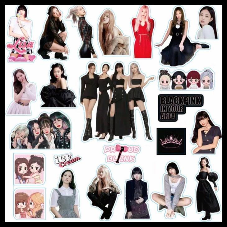 

100 Pcs / Set Sticker Kpop Blackpink The Album Photo Stiker