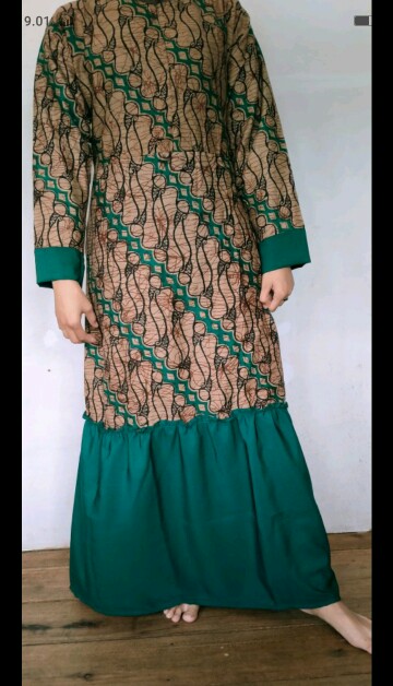 Gamis Batik Remple Terbaru