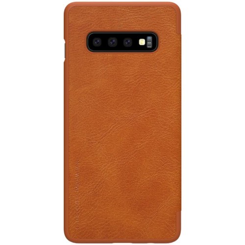 SAMSUNG GALAXY S10 PLUS NILLKIN QIN LEATHER CASE ORIGINAL