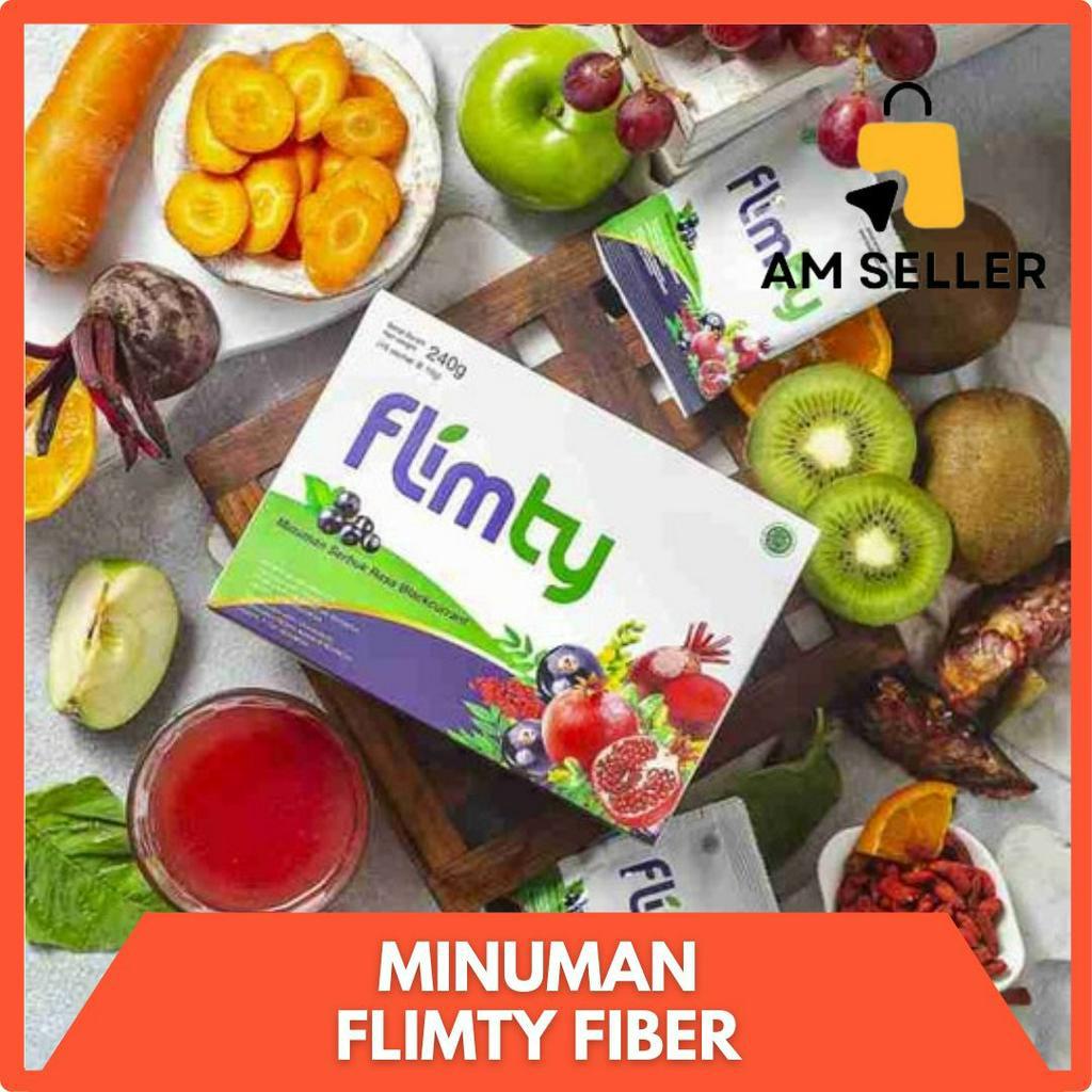 Flimty Fiber Blackcurrant Raspberry Detox Langsing Sehat