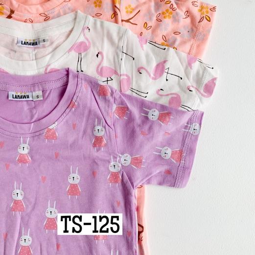 COD✔️Atasan kaos set isi 3pcs TS124-TS128|SQ8