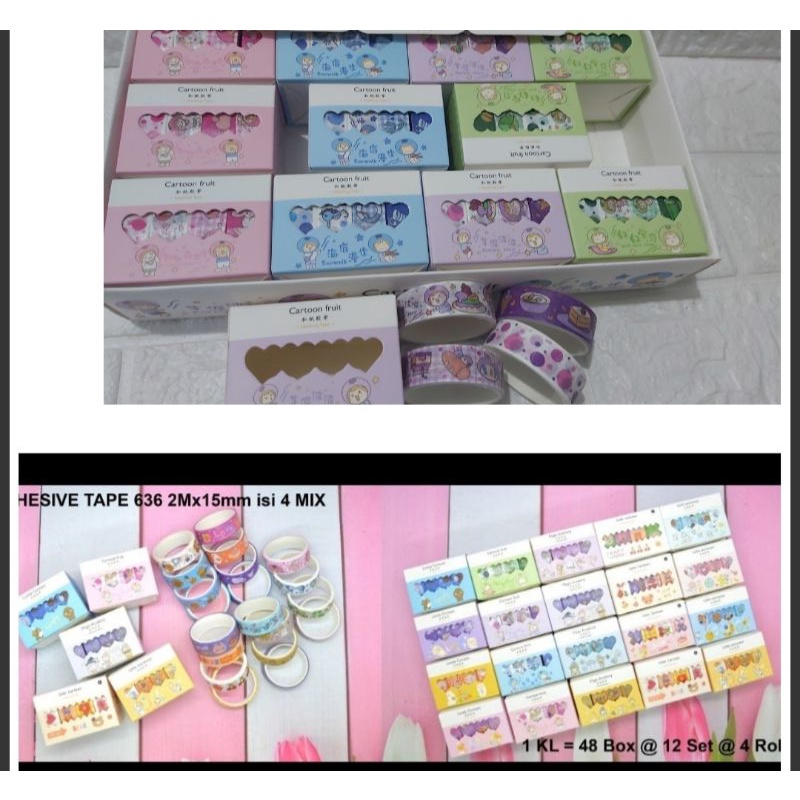 washi tape / solatip kertas warna