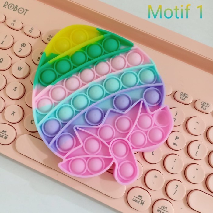 POP IT FIDGET TOY PUSH POP IT RAINBOW MAINAN EDUKASI STRESS RELEASE-3