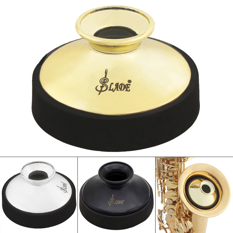 Peredam Suara Bahan ABS 3 Warna Pilihan Untuk Alto Saxophone