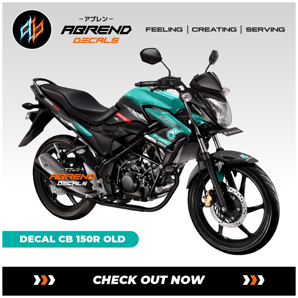 Decal Honda CB 150 R Old Petronas / Stiker Motor Cb 150r Lama Desain Custom