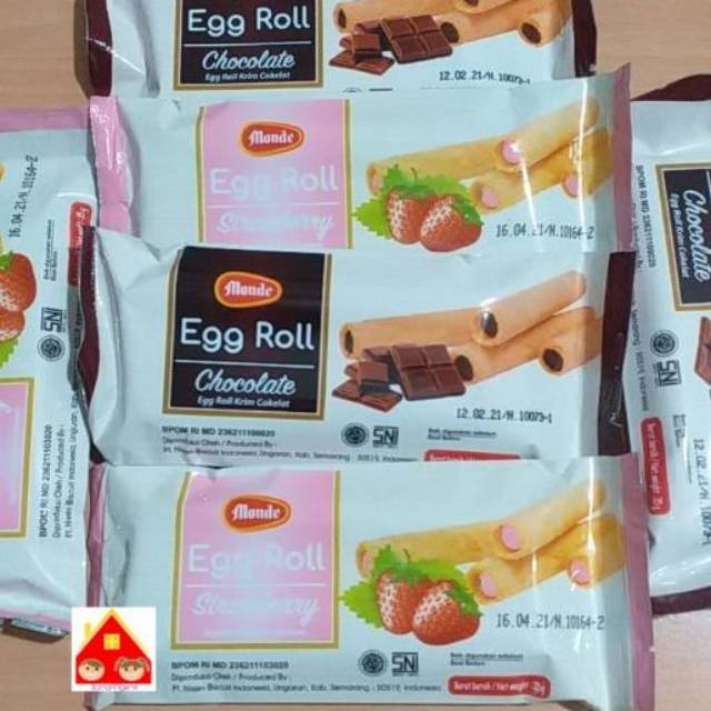 

Monde Egg Roll kemasan baru