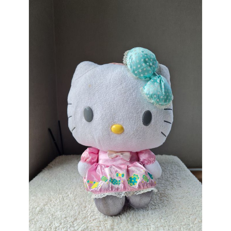 BONEKA HELLO KITTY BAJU SATIN NEW TAG