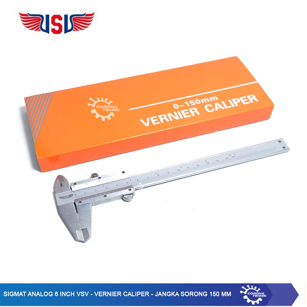 Jangka Sorong 150 mm - Sigmat Analog 6 Inch VSV - Vernier Caliper