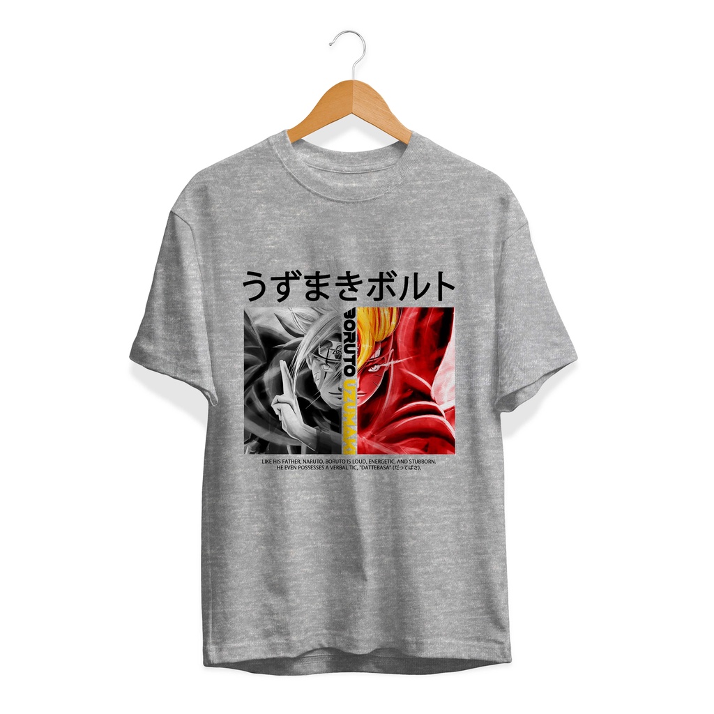 NEW KAOS T-SHIRT BORUTO UZUMAKI  ANIME NARUTO SHIPPUDEN PREMIUM