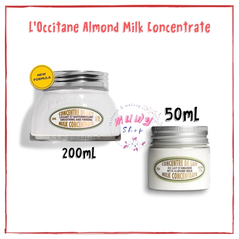 L’Occitane LOccitane Almond Milk Firming Concentrate Body Lotion Cream 200ml 50ml