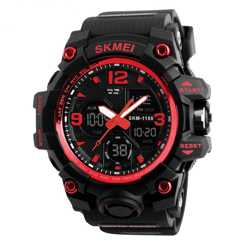 Jam Tangan Pria Skmei 1155B  Jam Tangan Skmei Jam Tangan Karet Pria Jam Tangan Cowok Sport SKMEI