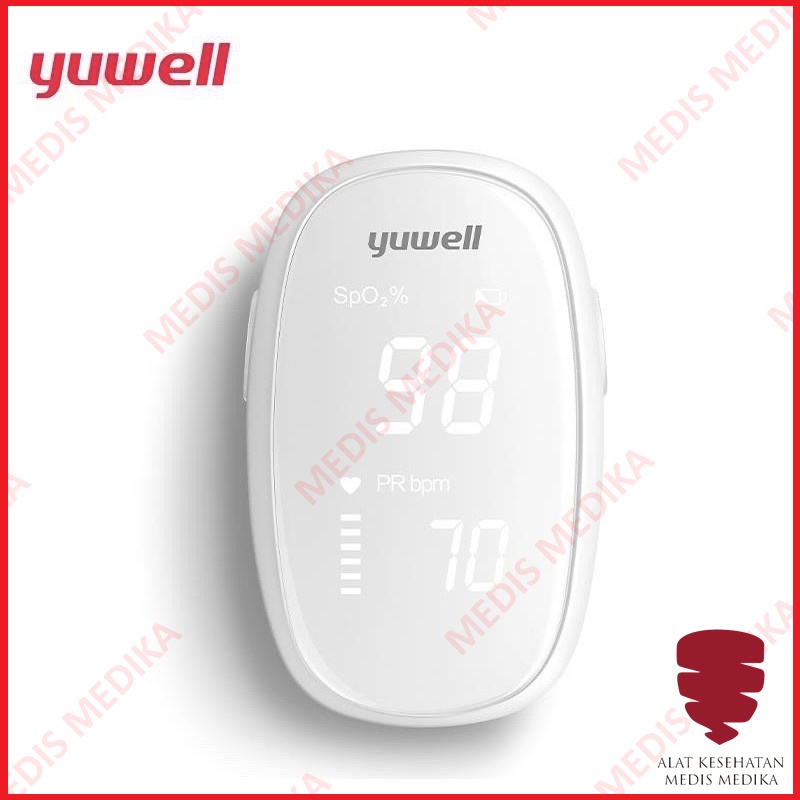 Yuwell Oxymeter YX102 Fingertrip Pulse Oximeter Alat Diagnosa Medis Detak Jantung Oksigen