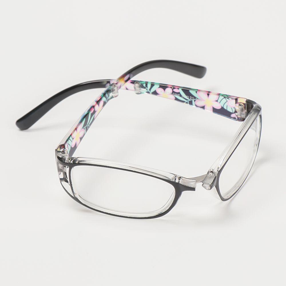 Lily Anti-blue Light Kacamata Fashion Printing Vintage Klasik Lipat Presbyopia Eyewear