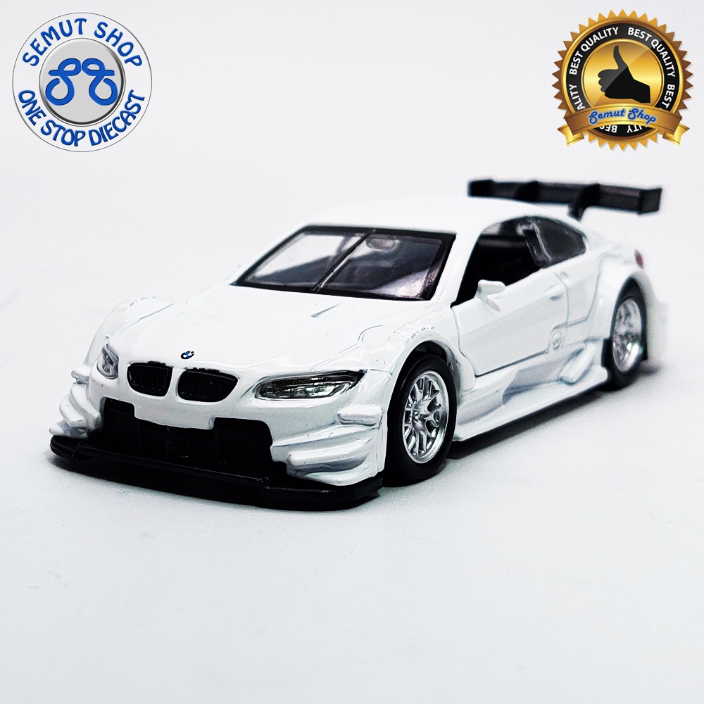 Apolo MSZ BMW M3 DTM Metalic Whita Miniatur Mobil BMW M3 DTM