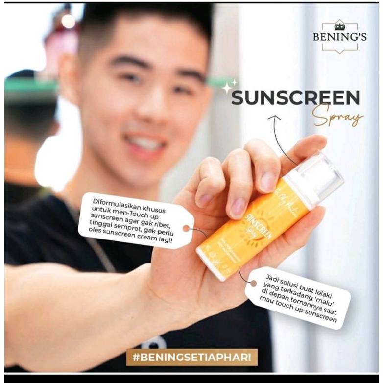 SUNSCREEN SPRAY BENINGS INDONESIA BENING SKINCARE