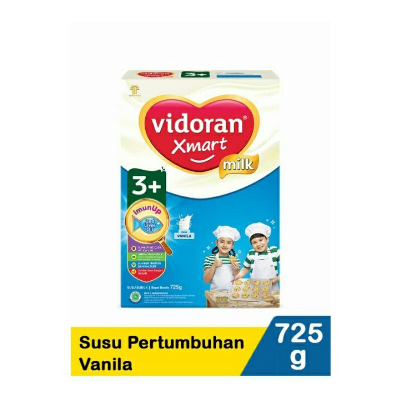 Vidoran Xmart3+ Susu PertumbuhanVanila 725G