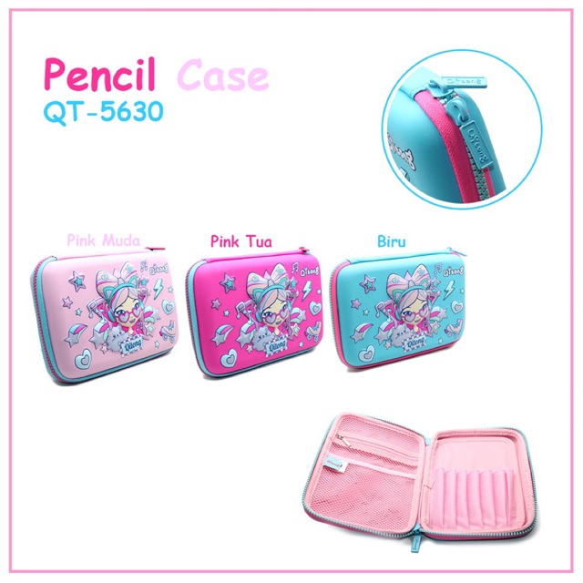 

Kotak pensil + pencil case smiggle + kotak pensil smiggle + qitong QT 5630
