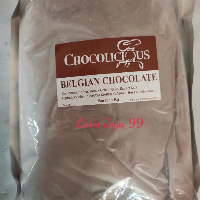 

BUBUK COKLAT BELGIAN CHOCOLISIUS 1 KG TERLARIS TERPERCAYA ORIGINAL