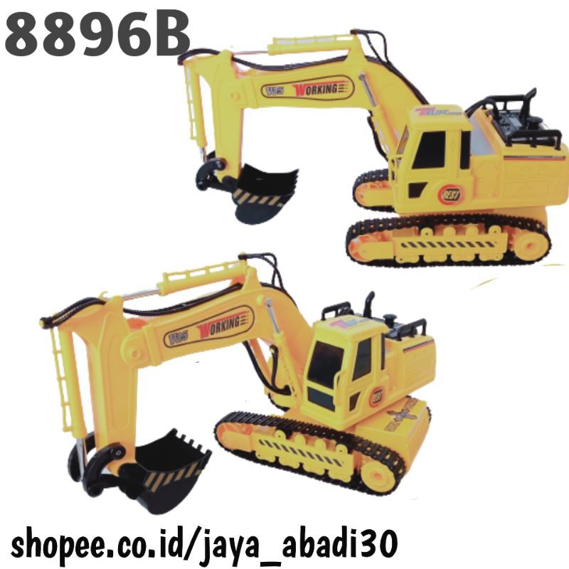 MAINAN MOBIL RC REMOTE CONTROL EXCAVATOR GARUK DIGGER 8896B