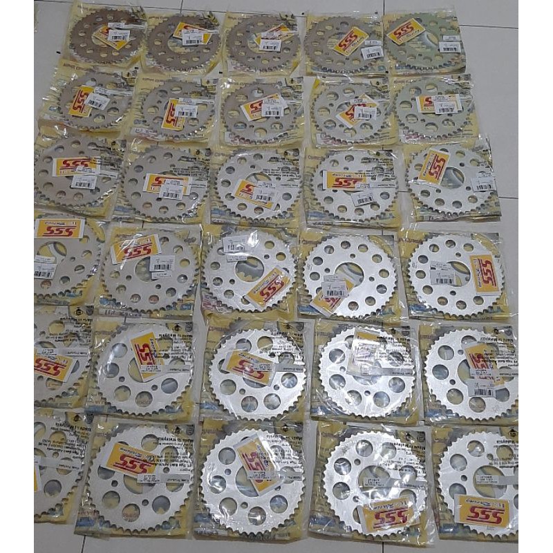 GEAR SSS DEPAN BELAKANG CB150R CBR150 SONIC150 SUPRA GTR 428