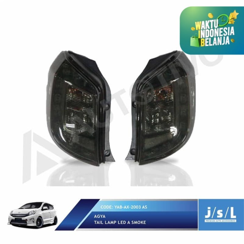 Stop Lamp LED Agya Ayla 2012 2016 Model Smoke LED Bar