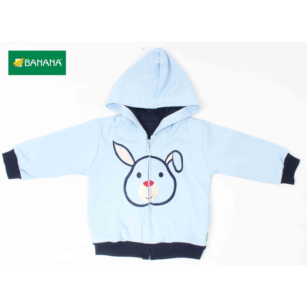 BANANA Jaket Bayi Laki - Laki Kelinci-Biru