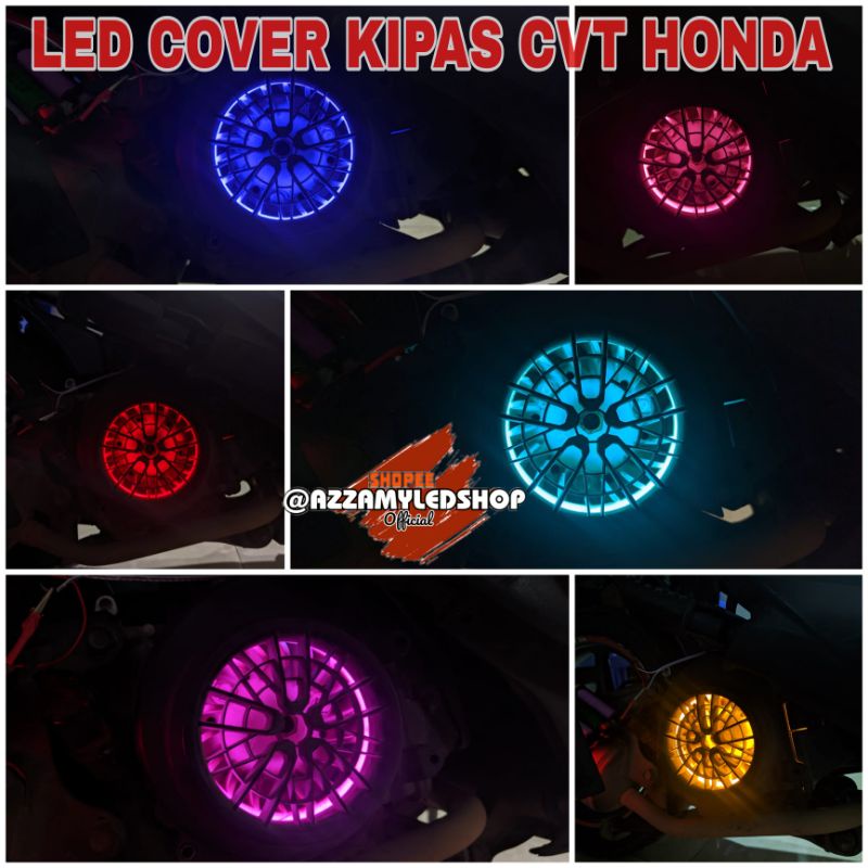 terbaru lampu motor led cover kipas cvt honda beat scoopy genio semua type