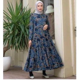 Prisha midi dress navy XS by heaven lights