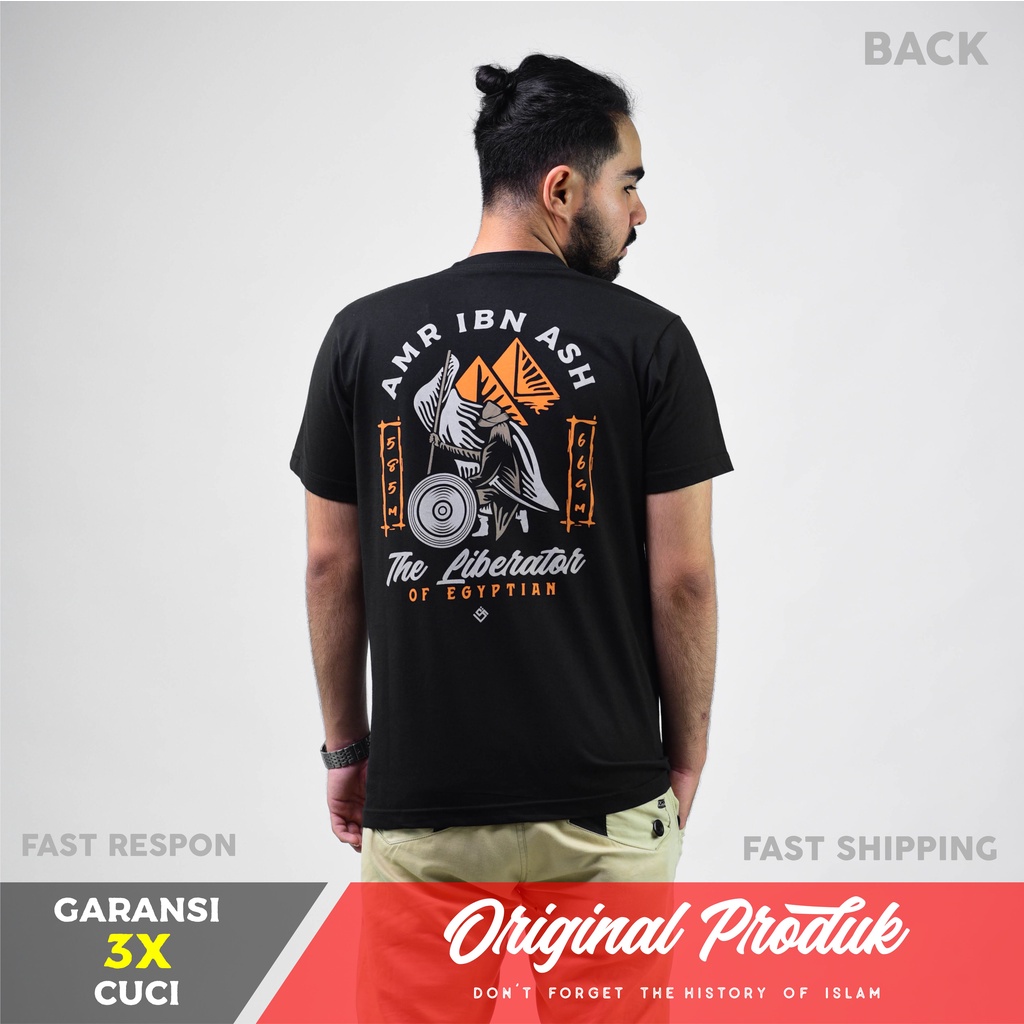 KAOS QAF AMR IBN ASH - Original Kaos Qaf Moeslem Apparel