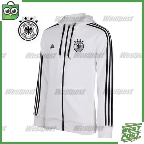 JAKET HOODIE ZIPPER ADIDAS TIMNAS JERMAN WORLD CUP 2018
