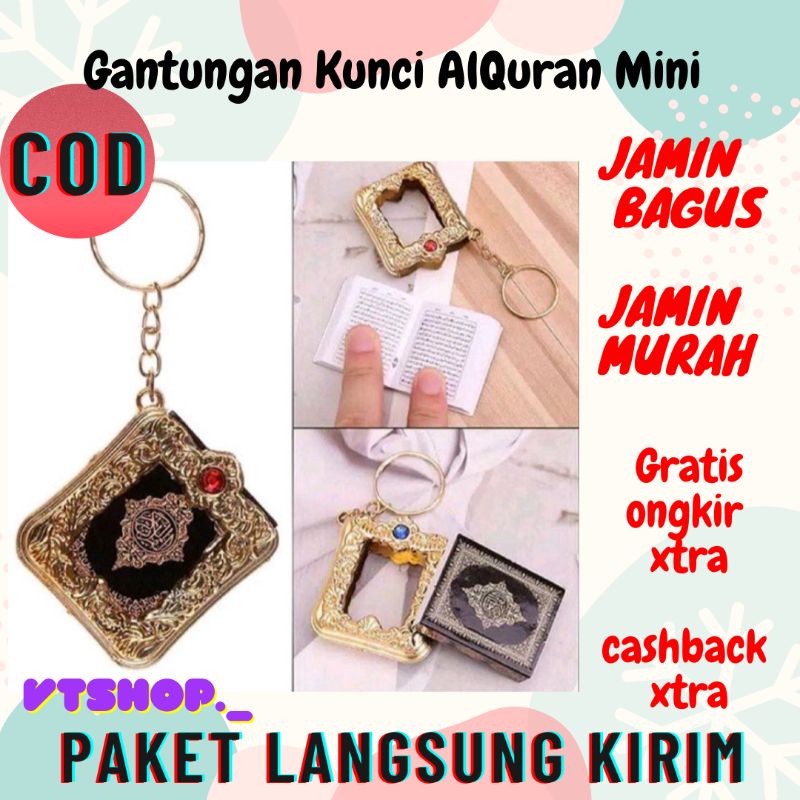 V219 - Gantungan Al-Quran Mini / Gantungan Kunci Al-Quran / AlQuran Mini