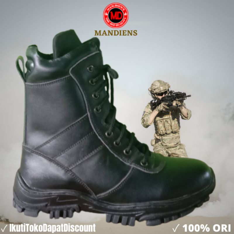 Mandiens - Sepatu Pdl Model Jatah TNI POLRI Model Boot PDL TNI.S